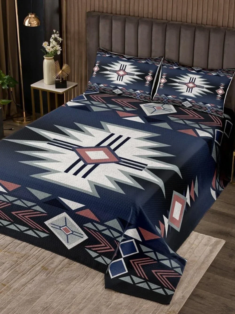 Southwestern Bedspread King Size,Rustic Farmhouse Western Bedding Set,Kids Adult